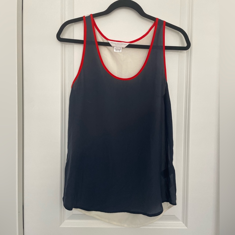 French Connection NWOT 100% Silk Top